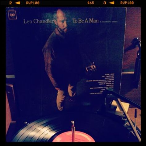 Vinyl record of Len Chandler, To Be a Man.