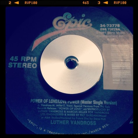 Random Record Pick: Luther Vandross, Power of Love / Love Power #vinyl #45 #rnb #luthervandross