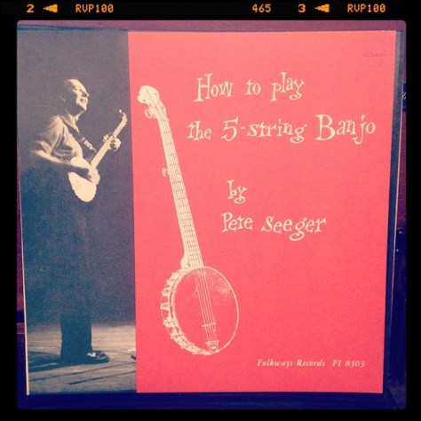 Random Record Pick: How to play the 5-string Banjo by Pete Seeger #vinyl #folkways #banjo #peteseeger