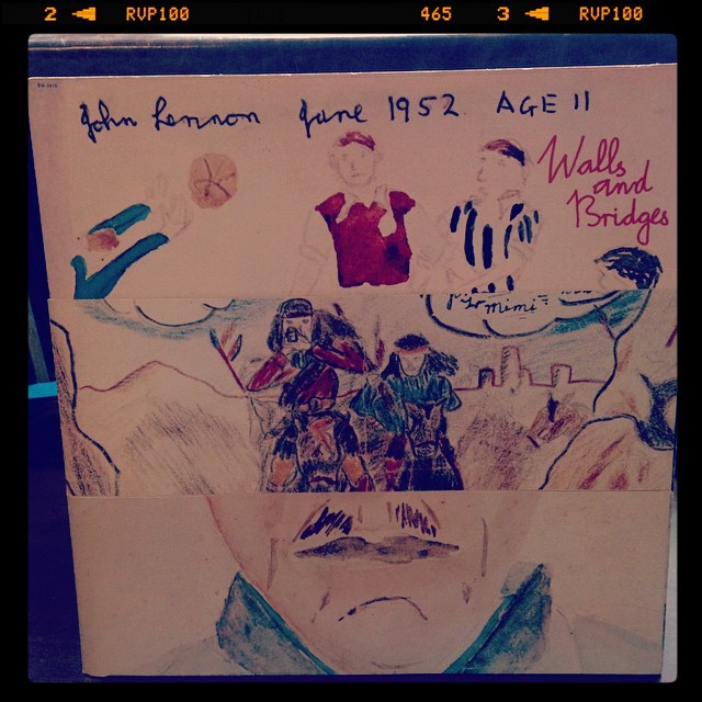 Vinyl record of John Lennon, Walls and Bridges.