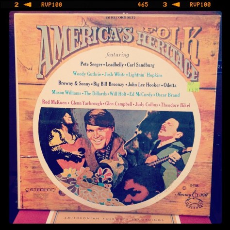Random Record Pick: America's Folk Heritage #vinyl #folkmusic