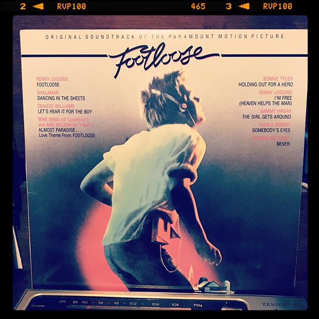 Vinyl record of Original Motion Picture Soundtrack: Footloose.