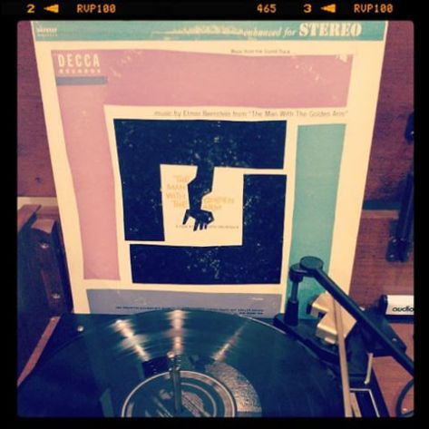 Vinyl record of Music from the Sound Track...The Man With The Golden Arm