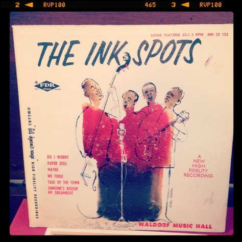 Random Record Pick: The Ink Spots #vinyl #quartet