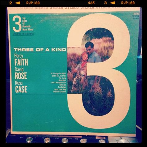 Random Record Pick: Three Of A Kind, 3 Top Stars Of Romantic Mood Music #vinyl #romance #moodmusic #instrumental #instavinyl #vinylgram #vinyljunkie #nowspinning #vinyligclub