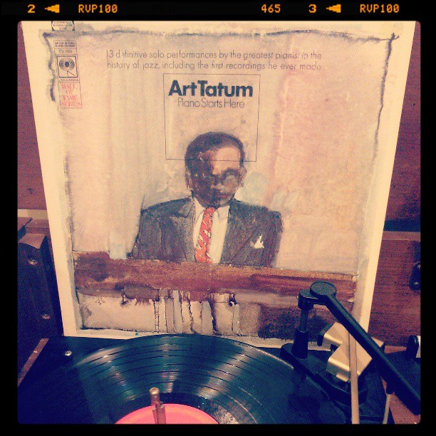 Vinyl record of Art Tatum, Piano Starts Here.