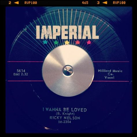 Random Record Pick: Ricky Nelson, I Wanna Be Loved / Mighty Good #vinyl #instavinyl #vinylgram #45rpm #rockabilly #rockandroll #rickynelson