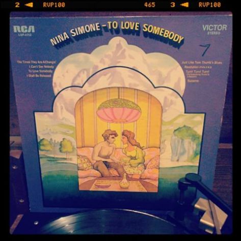 Vinyl record of Nina Simone, To Love Somebody