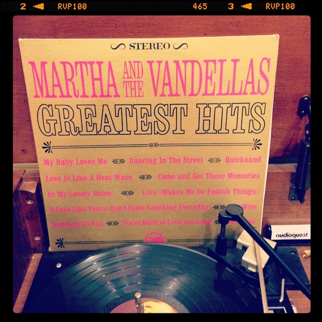 Vinyl record of Martha and the Vandellas, Greatest Hits.