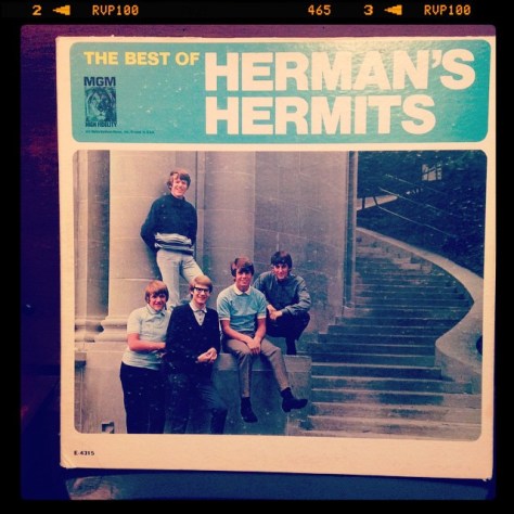 Random Record Pick: The Best of Herman's Hermits #vinyl #boyband
