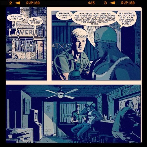 So what Luke Cage is telling Iron Fist here, is: If you have kids you’re always the most tired.