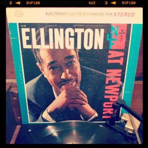Vinyl record of Ellington at Newport.