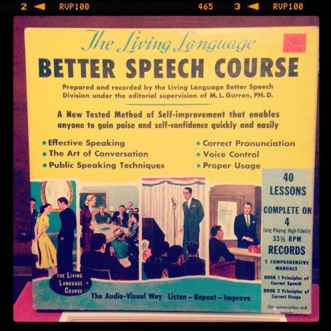 Random Record Pick: The Living Language Better Speech Course #vinyl #instructional