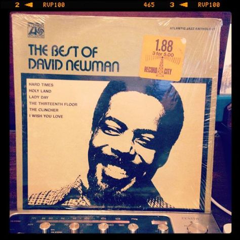 Random Record Pick: The Best of David Newman #vinyl #jazz #recordcollection #nowspinning #vinylcollection #vinyljunkie #vinylgram #instavinyl #vinyligclub