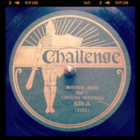 Random Record Pick: Carolina Minstrels, Minstrel Show, Part 1 / Part 2 #vinyl #78 #minstrelshow #minstrelsy #racerecords #minstrel