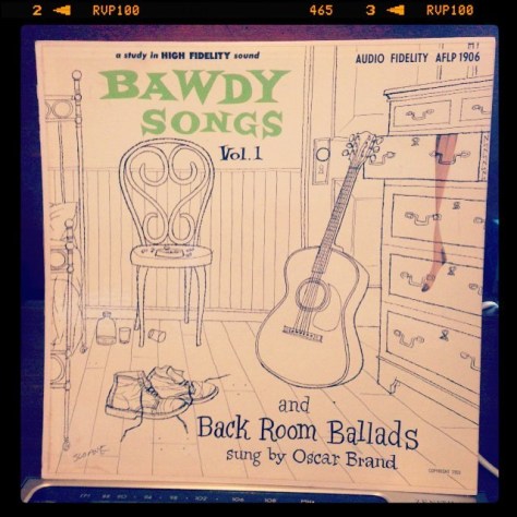Random Record Pick: Oscar Brand, Bawdy Songs and Back Room Ballads, Vol. 1 #vinyl #folkmusic #bawdy #instavinyl #vinylgram #vinyljunkie #nowspinning #vinyligclub