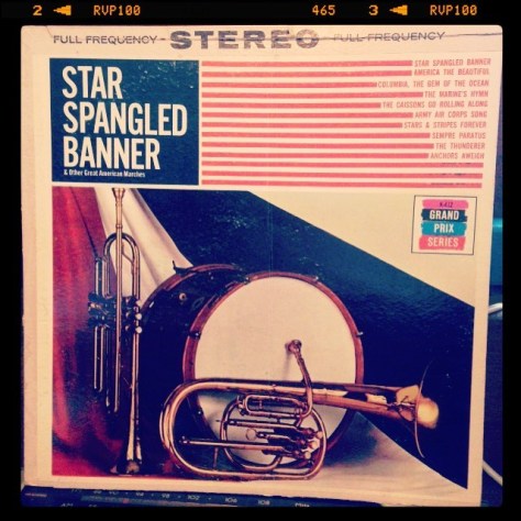 Random Record Pick: Star Spangled Banner and Other Great American Marches #vinyl #america #marches #starspangledbanner #makedonalddrumpfagain #instavinyl #vinylgram #vinyljunkie #nowspinning #vinyligclub