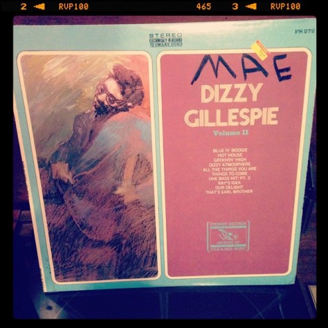 Random Record Pick: Dizzie Gillespie, Volume II #vinyl #jazz #dizzie