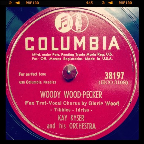 Random Record Pick: Kay Kyser, Woody Wood-Pecker / When Veronica Plays the Harmonica #vinyl #78 #bigband