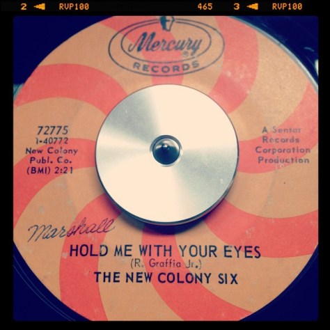Random Record Pick: The New Colony Six, Hold Me With Your Eyes / I Will Always Think About You #vinyl #45 #chicago #60s