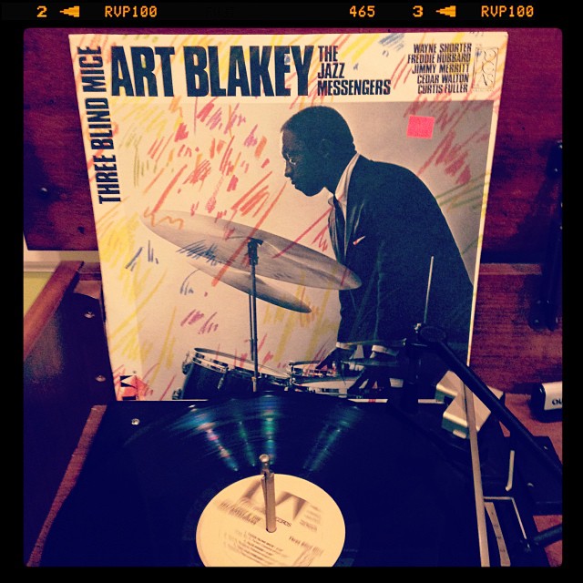 Vinyl record of Art Blakey and the Jazz Messengers, Three Blind Mice.
