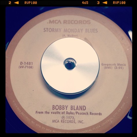 Random Record Pick: Bobby Bland, Stormy Monday Blues / Gotta Get To Know You #vinyl #45 #bobbybland #soul #rnb #blues