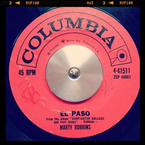Random Record Pick: Marty Robbins, El Paso / Running Gun #vinyl #vinylgram #instavinyl #martyrobbins #country #western #rockabilly #45rpm