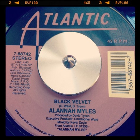 Random Record Pick: Alannah Myles, Black Velvet / If You Want To #vinyl #45 #pop